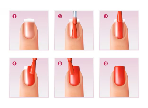 Steg-för-steg guide för att göra nagelförlängning hemma med rätt produkter och teknik.
