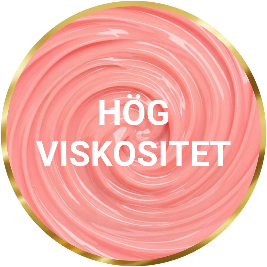 Builder gel burkar i roseguld med tillhörande box från Nagelexperten.