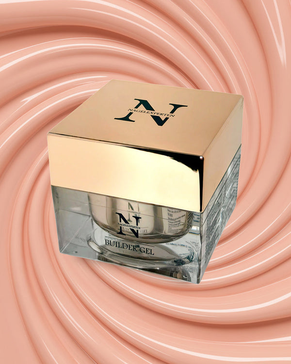 Builder gel i färgen Meringue, ljusrosa nyans