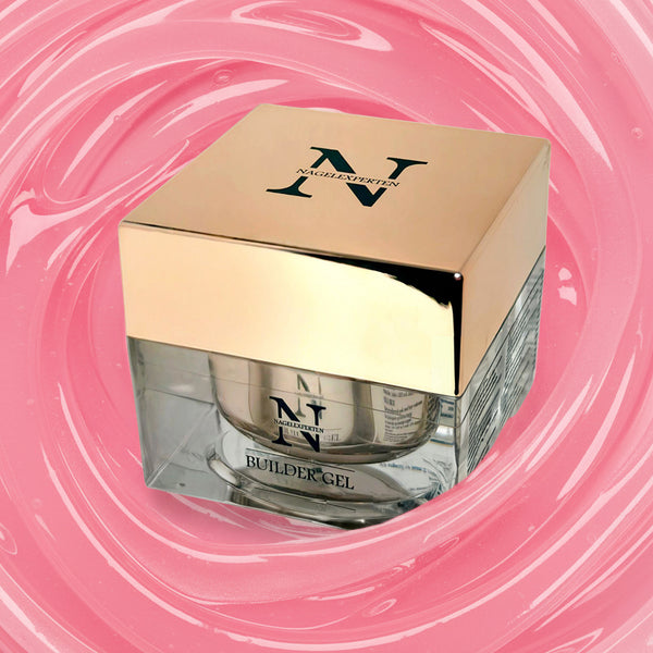 Builder gel i färgen Lush, transparent rosa nyans