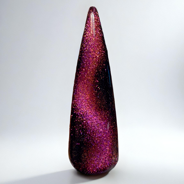 Rosa cat eye gellack Delightful för naglar, 15 ml.