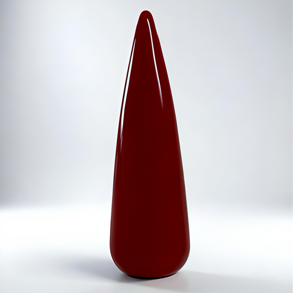 Rött heltäckande gellack i färgen Heartbeat för naglar